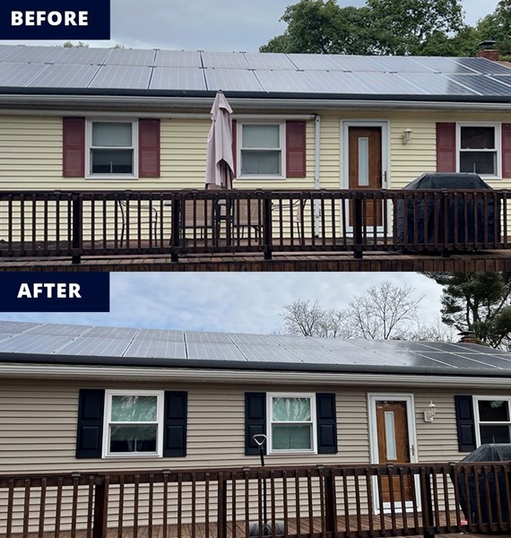 before and after of siding replacement in new jersey