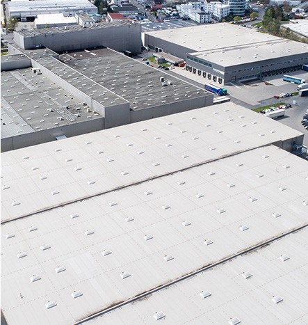 new commercial roof installed for a business in New Jersey